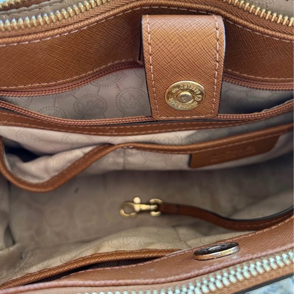 Michael Kors Tan Leather Satchel - Picture 6 of 8
